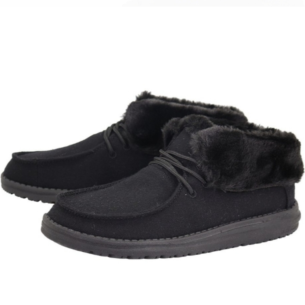 Hey Dude Booties W(9) M(8) FUZZY!